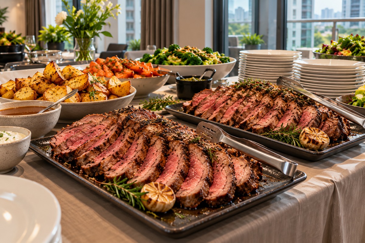 roast beef potluck platter
