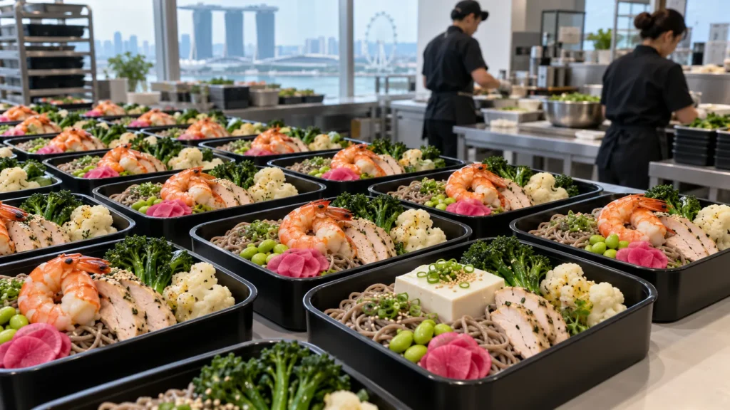 How Can One Bento Menu Accommodate a Seafood Alternative?