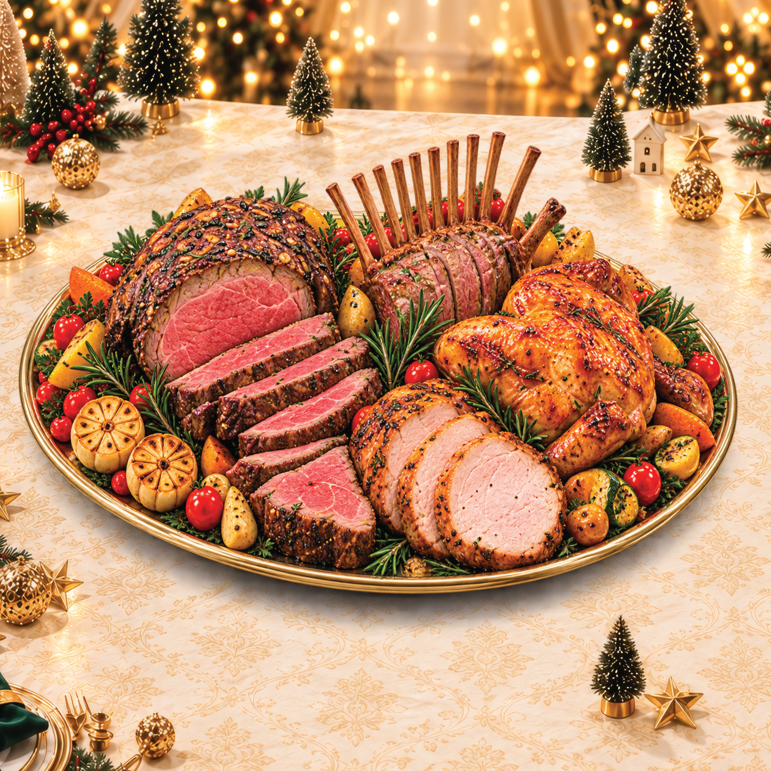 De’Vour Feast’mas Merry Feast’mas Extravaganza festive food set