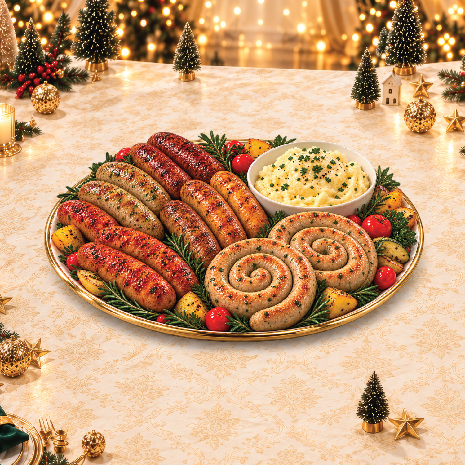 De’Vour Feast’mas Bangers Bonanza festive food set